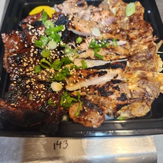 BBQ Mixed Bowl W/ Side Kimchee